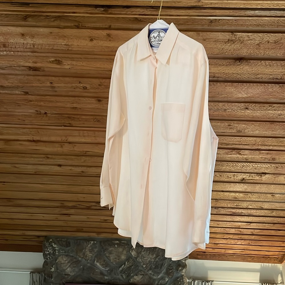 EUC Gorgeous ballet Pink Linen shirt- Sz M